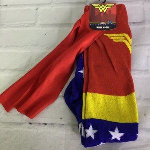 DC Comics Wonder Woman Knee High Socks With Cape